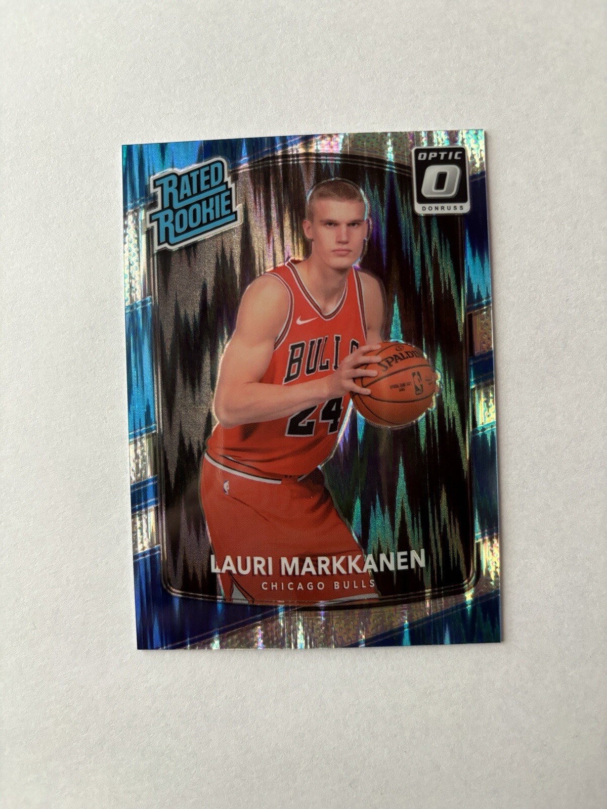 2017-18 Panini Donruss Optic - Rated Rookie Shock #159 Lauri Markkanen (RC)