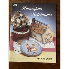Homespun Heirlooms Kay Quist Craft Instruction Book Viking Folk Art 1993 Tole
