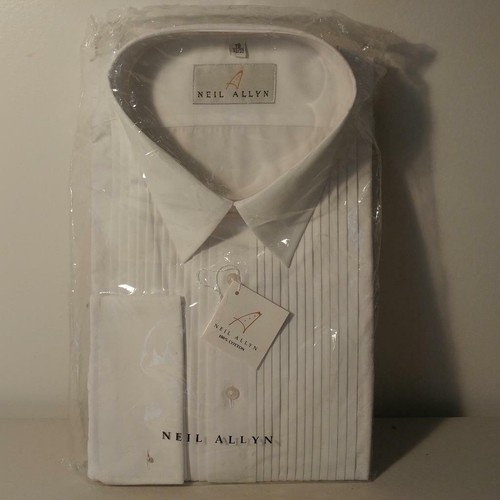 NEW Neil Allyn Tuxedo Shirt Mens 100 
