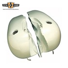 Raw 5.0 Gal.Gas Fuel Tank W/ Cam-Style Bungs Fits For Harley Big Twin Fat Bob FL