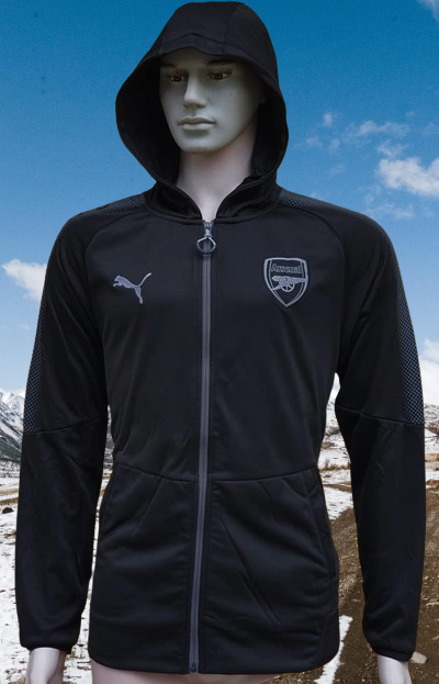 ウェア England Arsenal FC naylon jacket xs PUMA ARSENAL FC 2014-2015 FA CUP CHAMPION ANTHEM PUMA ZIP JACKET