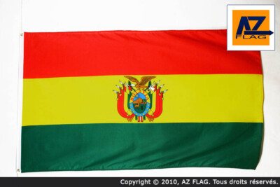 BOLIVIA FLAG 3' x 5' - BOLIVIAN FLAGS 90 x 150 cm - BANNER 3x5 ft High quality -