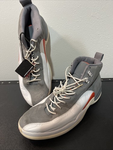 Air Jordan 12 Retro Cool Grey #130690-012 Sz 14 Needs Repair