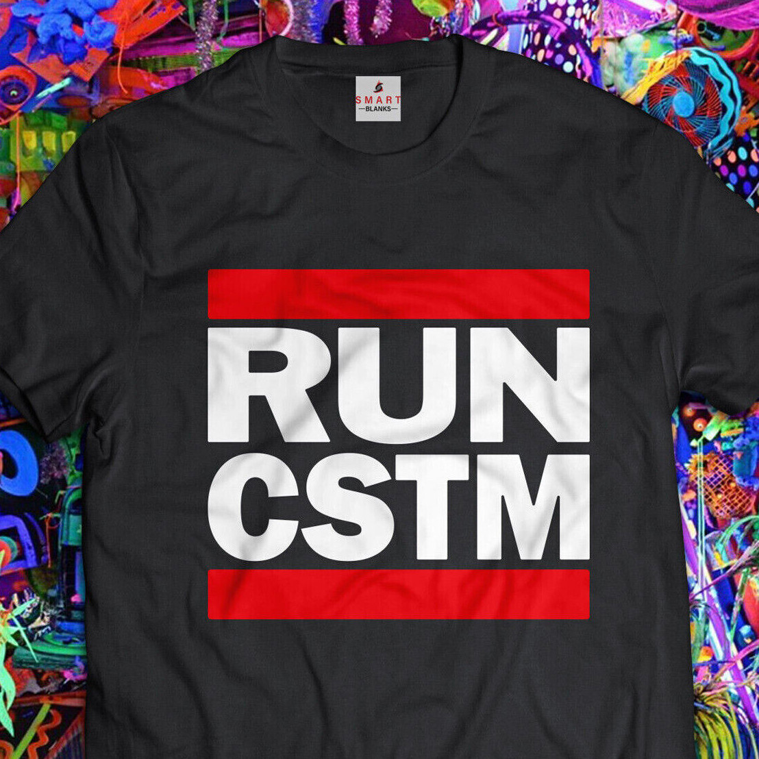 RUN DMC Your Text Custom T-shirt HIP HOP CUSTOM Personalized 80's