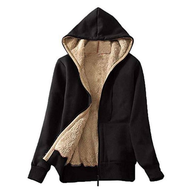 Sonoma Life & Style Women Tan XL Corduroy Lined Fleece Hood Metal