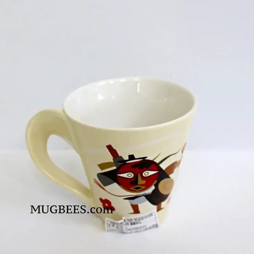 Starbucks Korea Heritage Collection Twirl Griff Keramik Kaffee Tee Tasse Becher 12oz - Bild 3 von 5