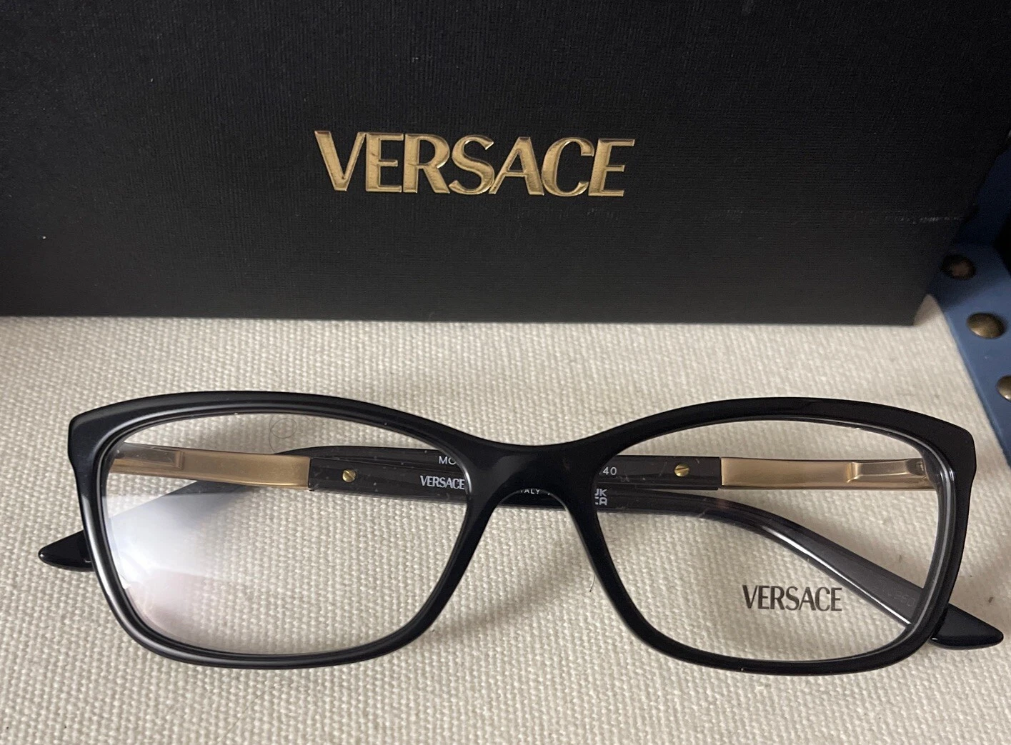 Versace VE3186 Women's Eyeglasses   Black