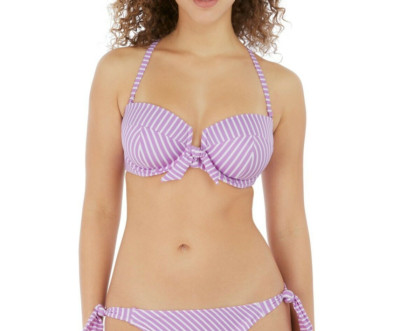Freya Damen Bikini Oberteil Beach Hut Bandeau Bikini Oberteil abnehmbare Träger Größe 38D
