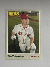 Scott Schebler 2019 Topps Heritage Cincinnati Reds #225  O112