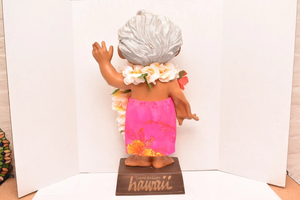 VTG Menehune United AirLines Hawaii Display Doll Figure 70's 27" Advertising MAN - Image 3 of 4