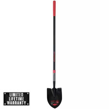 47 In. Fiberglass Handle Digging Shovel
