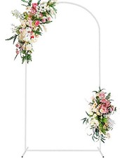 Wedding Arch Backdrop Stand 7.2 FT Metal Chiara 7.2 x 4 FT HxW White