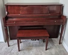 Yamaha upright piano Model M450 C  Cherry finish 58"x44"x22"wide. Houston Pickup