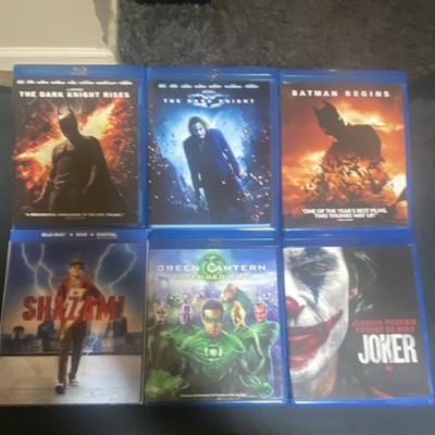 DC Comics 6 Movie Blu Ray Collection: Batman/Joker/Shazam/Green Lantern