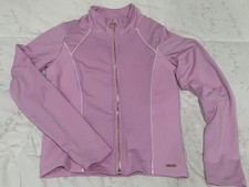 JUSTICE - Pink Full-Zip Warm-up Jacket - Girls - M 10