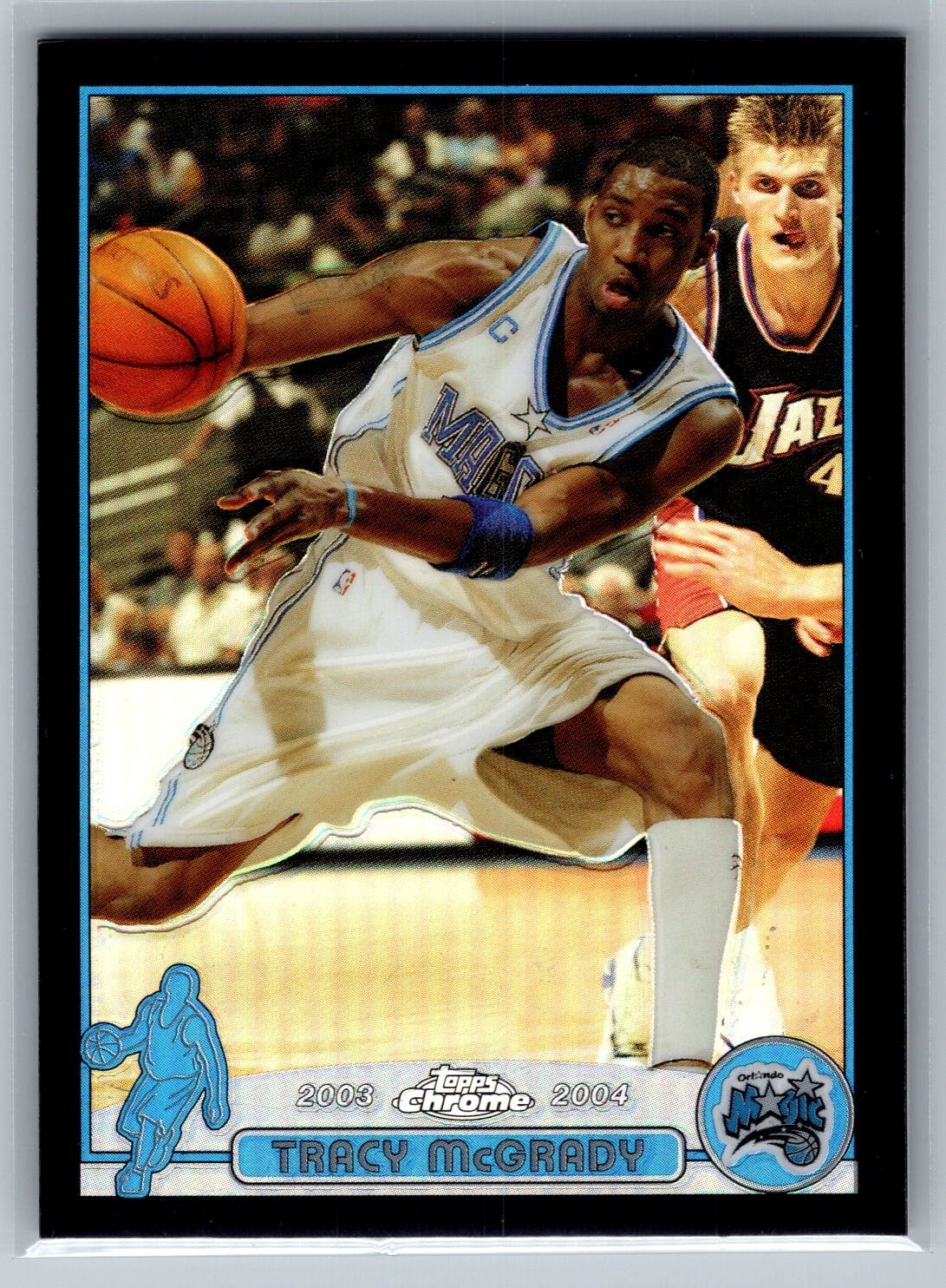 /500 2003-04 Topps Chrome - Tracy McGrady #1 Black Refractor - HOF NM