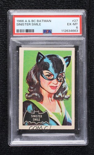 1966 A&BC Batman Black Bat #27 — PSA 6