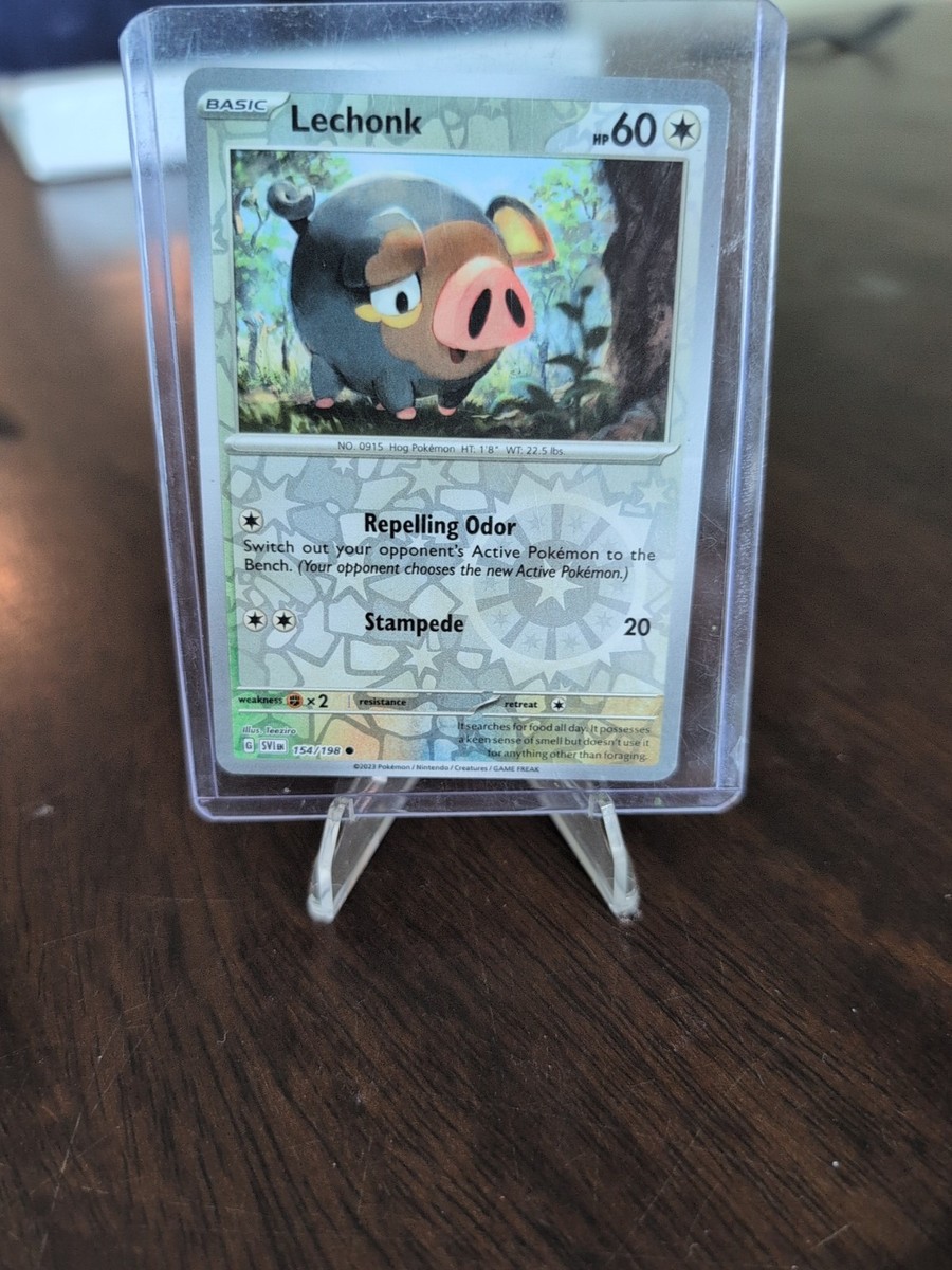 Lechonk 154/198 Pokemon Scarlet Violet Sealed Gamestop Promo Card - NM