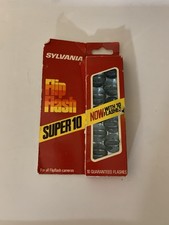 Vintage 1970s Sylvania Flip Flash Super 10 Flash Cube Sticks N3