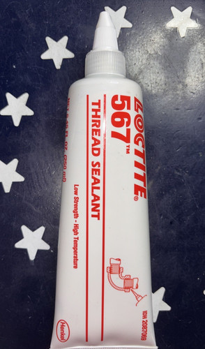 Loctite 567 Thread Sealant 250mL Low Strength High Temperature 2087069 ONE TUBE