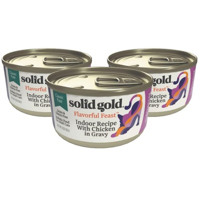Solid Gold Wet Food Pate Flavorful Feast - 3 Count Sample Pack - 3 