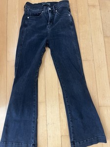 veronica beard carson ankle flare jeans-26-vintage black 