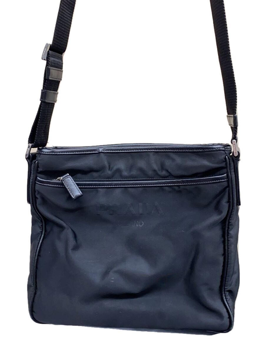 PRADA Black Nylon Shoulder Bag for Women