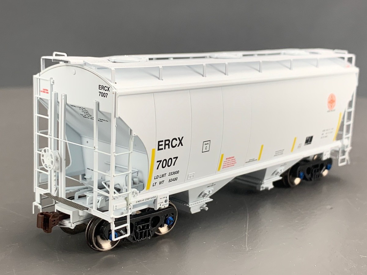 HO American Limited Trinity 3281 2 Bay Covered Hopper ERCX 7007