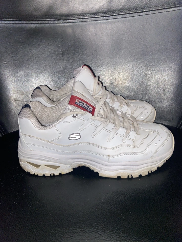 SKECHERS Energy Sport Women's 9 Lace up Casual Shoes White - Image 4 of 4