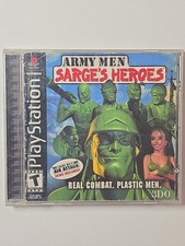 Army Men Sarges Heroes - PlayStation 1 PS1 - Complete - Manual Damaged - Tested