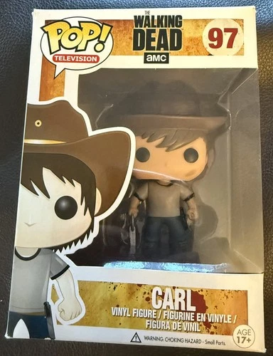 Funko Pop! The Walking Dead Carl #97 AMC VAULTED