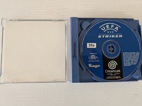 Gioco UEFA Striker PAL Originale x Sega Dreamcast Custodia Celeste 2 Dischi