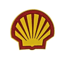 Shell Gas Station Motor Racing Oil 3in Embroidered Iron-on Patch