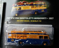 FIAT 642 RN2 BARTOLETTI MASERATI 1957 SCALA 1:43 RACING CAR TRANSPORTERS BLISTER