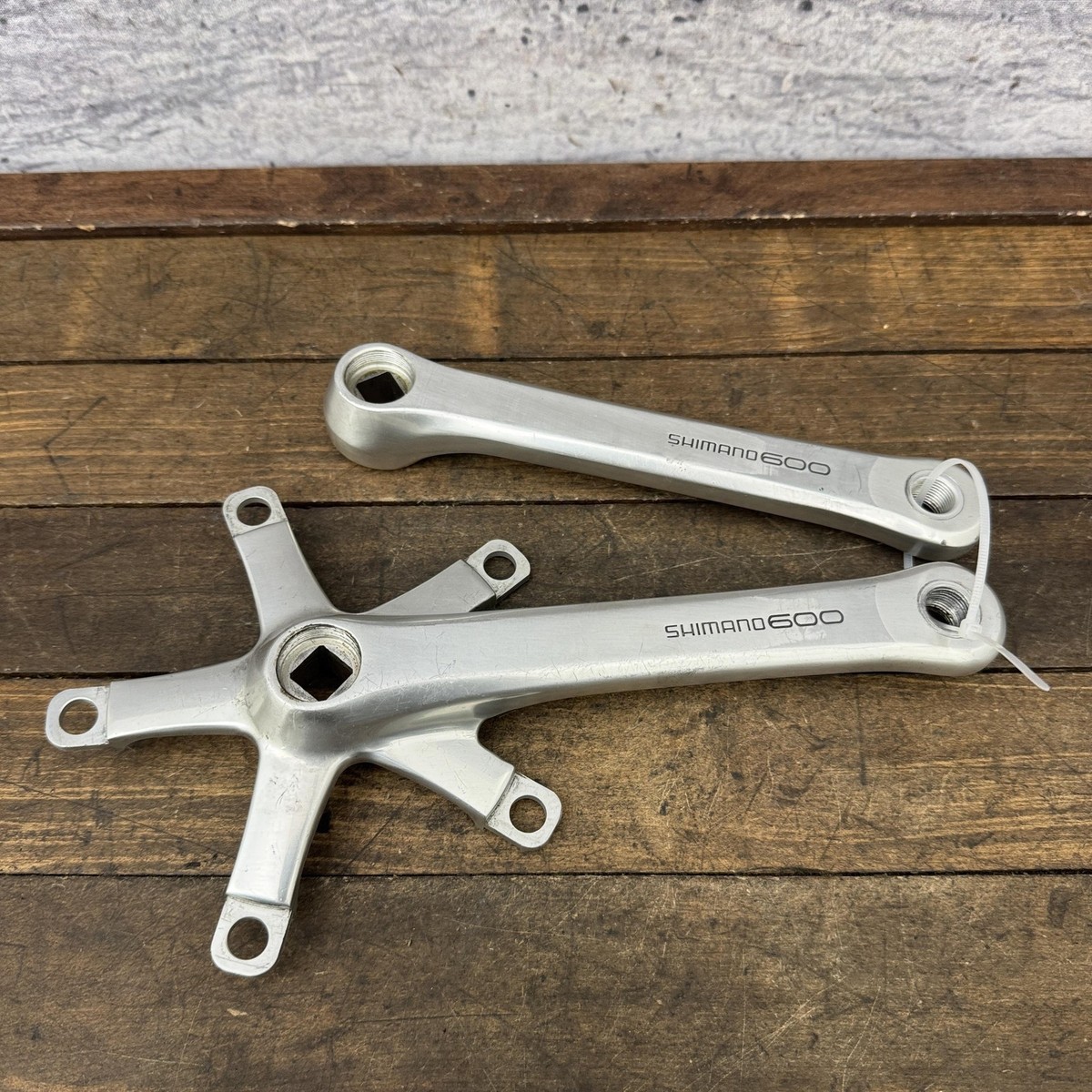 Vintage Shimano 600 FC-6207 Crankset Arms 172.5mm 130BCD Square