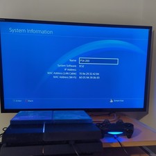 Sony PlayStation 4 500GB Black, 1 x Controllers, 2 x Games tested