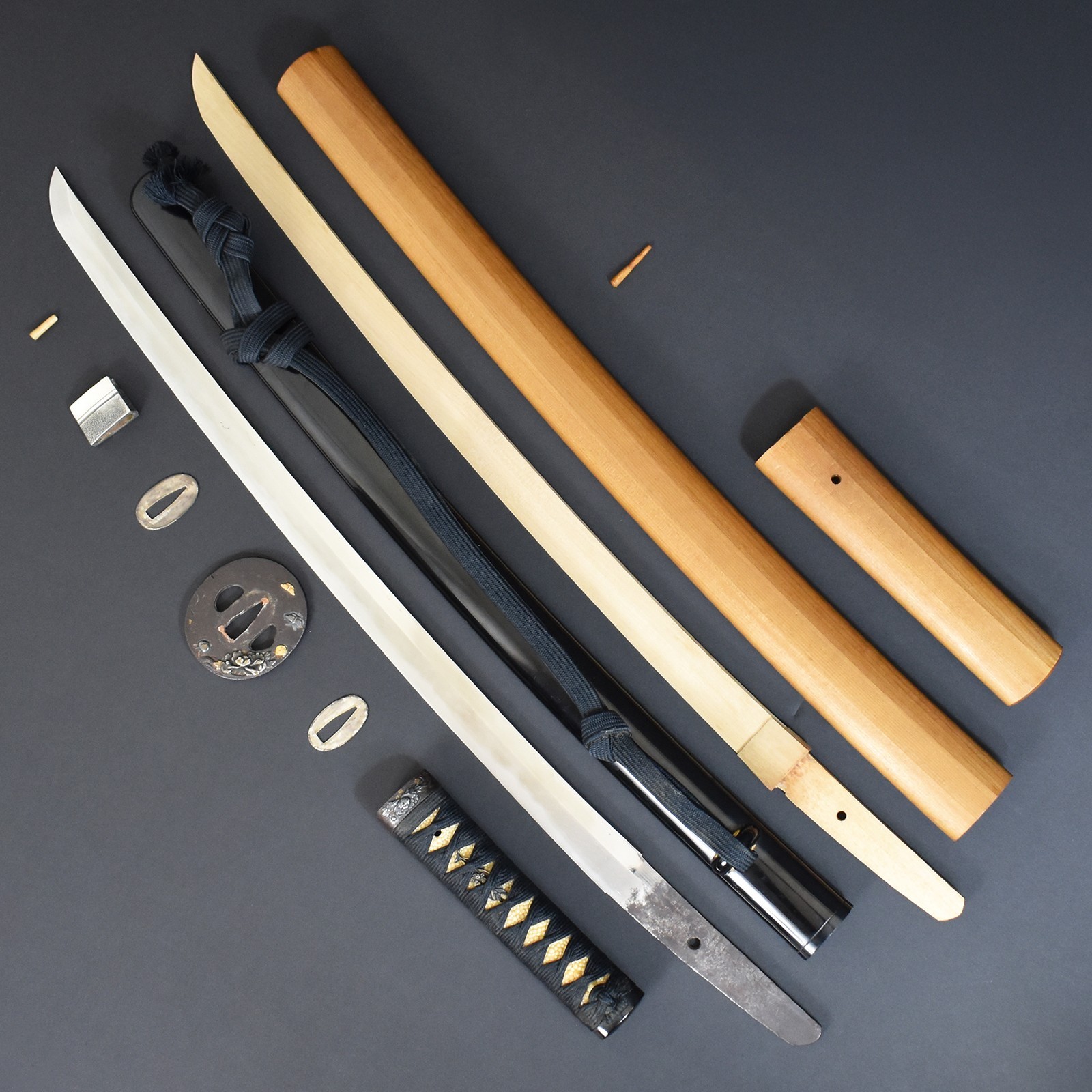 Authentic JAPANESE KATANA SWORD WAKIZASHI KIYOMITSU 清光 signed w/NBTHK KICHO