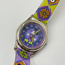 Disney Childs Mickey Mouse Wrist Watch by SII Japanese Movt Needs Battery