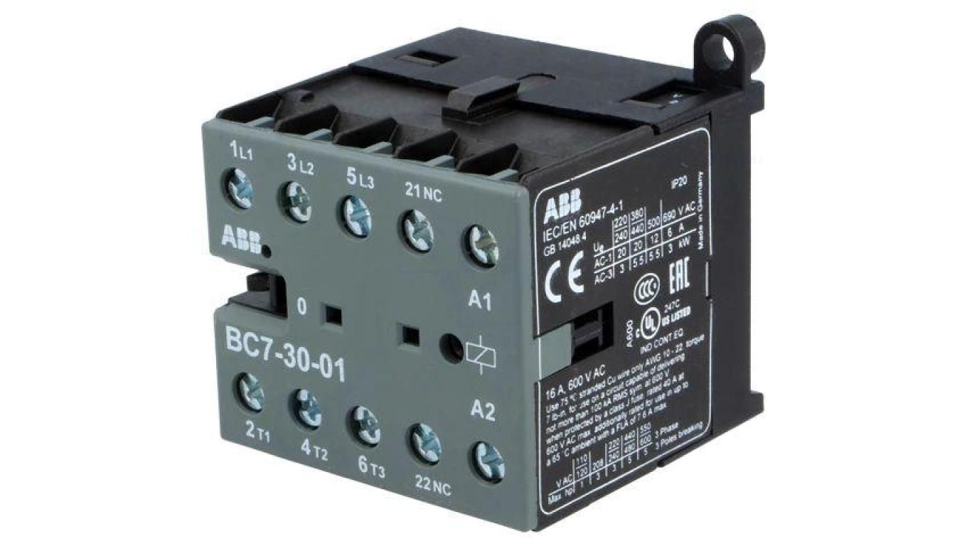 Contactors: 3 Pin NO x3 Auxiliary Contacts: NC GJL1313001R0011