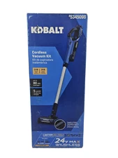Kobalt 24V MAX Cordless Pet Stick Vacuum (Convertible to Handheld) + 2 Batteries