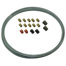 316 Oem Zinc Steel Brake Line Tubing Coil 25ft And Tube Nuts 16pc