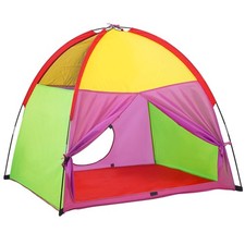 Rainbow Play Tent Pop Up Camping Indoor Outdoor Playhouse for Boys and Girls