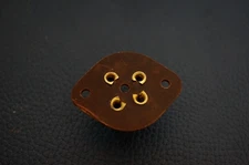 1PC - European 4 Pin Tube Socket For PX4 PX25 / NOS