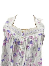Eileen west nightgown Large 100 Cotton Lawn long Stunning