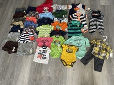 Infant Lot Of Boys Clothes Carter  s Size 6 And 9 Months