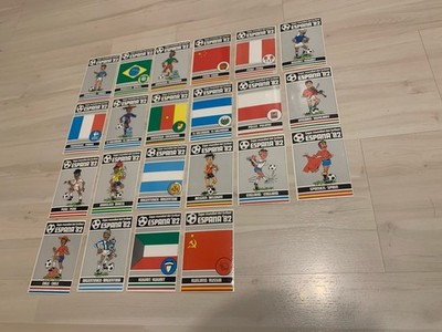 Espana 82 - Copa Mundial - 22 Sammelbilder Schele - ungeklebt !