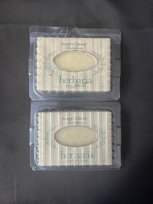 Lot of 2 Herbaria Soapy s Choice All Natural Soap Bars 4.5 oz Each