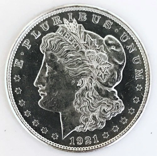 1921 D MORGAN DOLLAR! GEM BU+++! UNBELIEVABLE BEAUTY! SEMI PL! WOW! NR #K3059