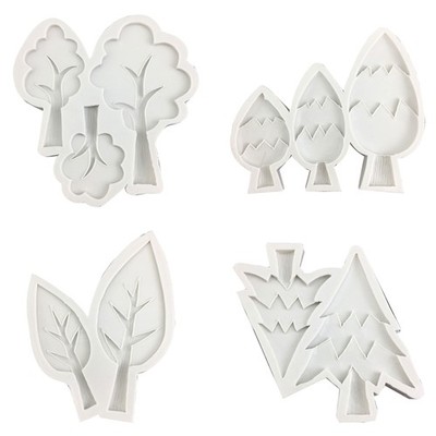 Fondant Moulds Chocolate Molds Trees Shaped Perfect Gifts for DIY Baking Lovers