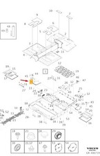 Volvo XC40 Batterie haute tension arrière droit à droite 32336810 Nouveau authen